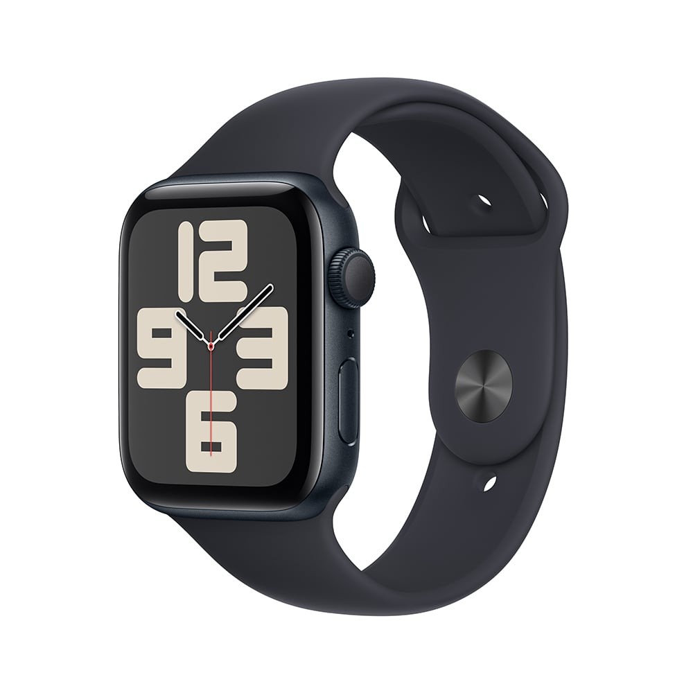 Apple Watch SE GPS 44mm Midnight Aluminium Case with Midnight Sport Band - M/L (2023)