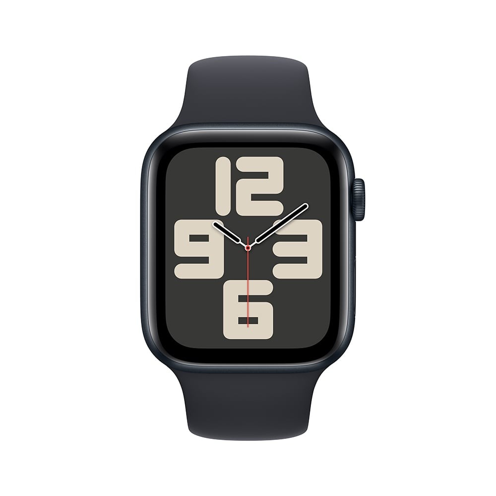 Apple Watch SE GPS 44mm Midnight Aluminium Case with Midnight Sport Band - M/L (2023)
