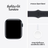 Apple Watch SE GPS 44mm Midnight Aluminium Case with Midnight Sport Band - M/L (2023)