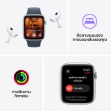 Apple Watch SE GPS 44mm Midnight Aluminium Case with Midnight Sport Loop (2023)