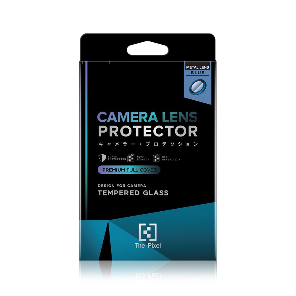 ฟิล์มกันเลนส์ The Pixel Metal LN Camera Lens  iPhone 15 Pro/15 Pro Max Blue