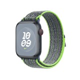 Apple Watch 45mm Bright Green/Blue Nike Sport Loop