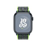 Apple Watch 45mm Bright Green/Blue Nike Sport Loop