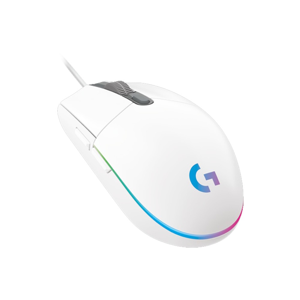 เมาส์เกมมิ่ง Logitech Gaming Mouse G102 Gen Lightsync White