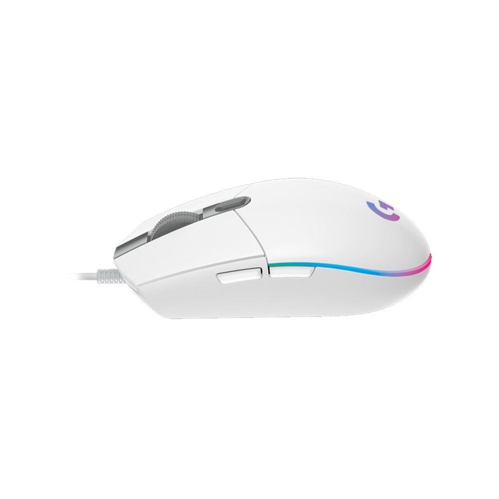 เมาส์เกมมิ่ง Logitech Gaming Mouse G102 Gen Lightsync White