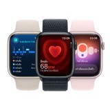 Apple Watch Series 9 GPS 41mm Starlight Aluminium Case with Starlight Sport Loop