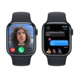 Apple Watch Series 9 GPS 45mm Midnight Aluminium Case with Midnight Sport Band - S/M