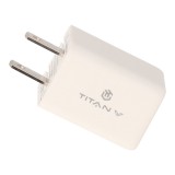 อะแดปเตอร์ TITANV Wall USB Charger 1 USB-A (QC3.0A) / 1 USB-C (PD20W) TI-WC01 White