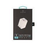 อะแดปเตอร์ TITANV Wall USB Charger 1 USB-A (QC3.0A) / 1 USB-C (PD20W) TI-WC01 White