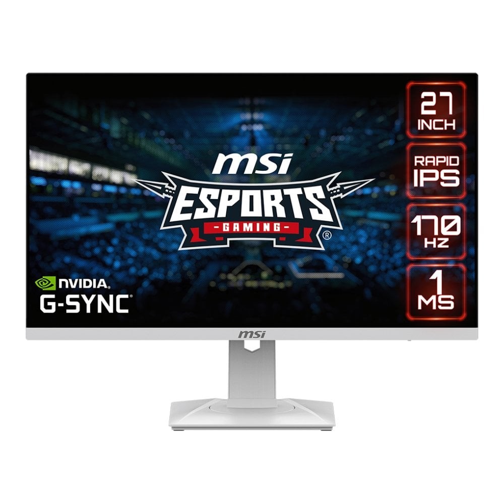 จอมอนิเตอร์ MSI MONITOR G274QRFW ( Rapid IPS 2K 170Hz 1ms White)