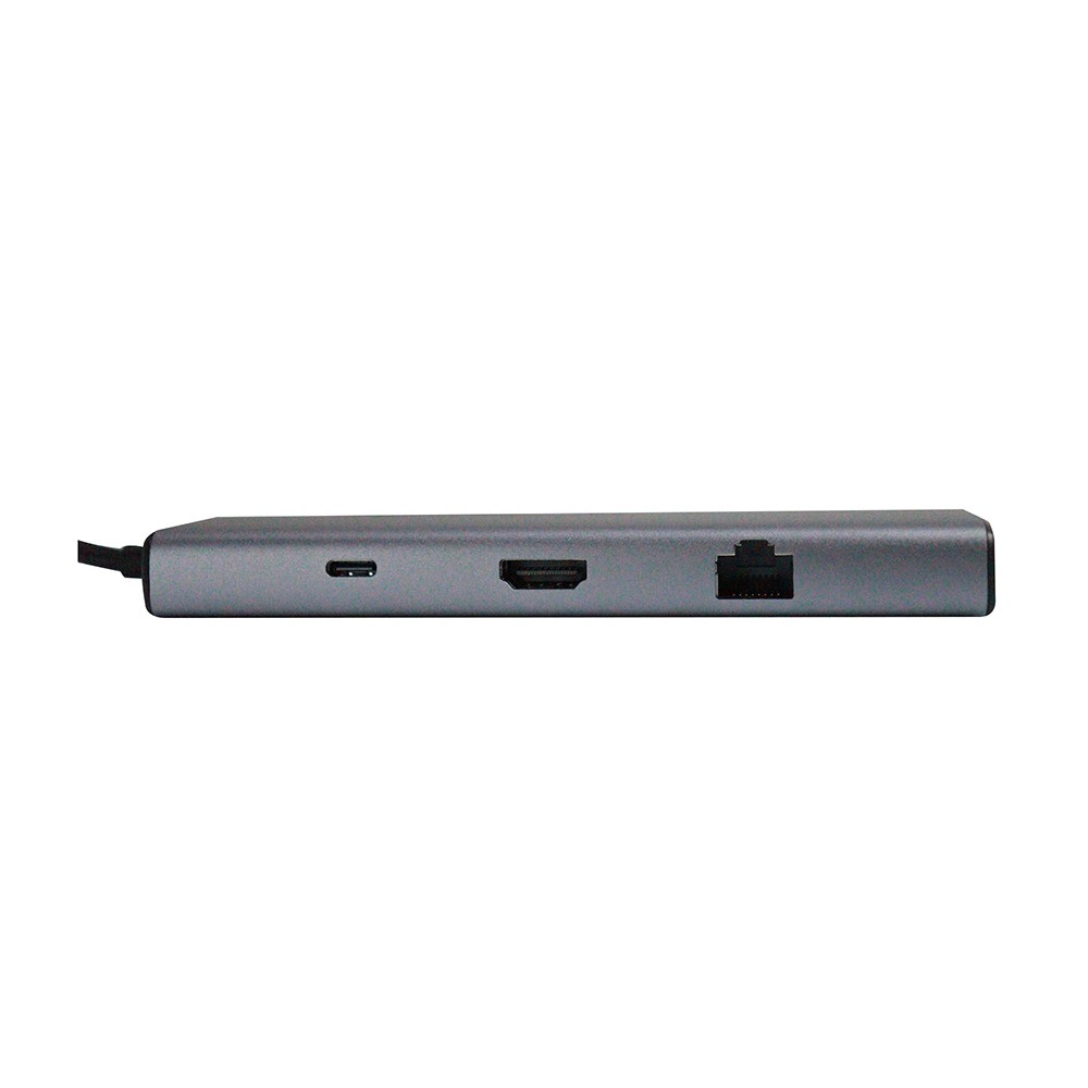 Ugreen Port Hub 9-in-1 USB-C to 3xUSB-A, HDMI, VGA, TF/SD, Land and PD (15600) Gray