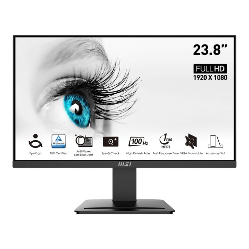 จอมอนิเตอร์ MSI MONITOR PRO MP2412 (VA 100Hz)