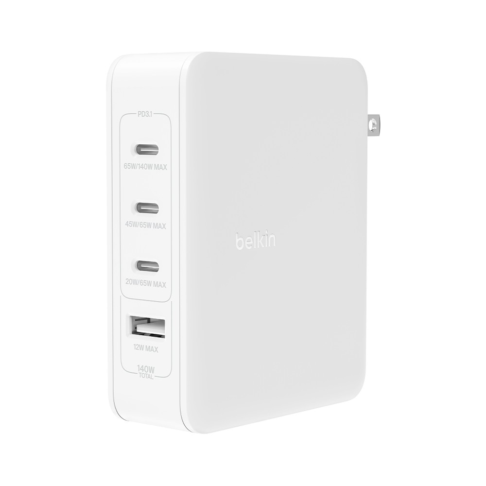 อะแดปเตอร์ Belkin USB Charger BOOST CHARGE Pro 140W 4-Port GAN