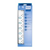 ปลั๊กไฟ Philips 6 Way 6 Switch 3M. (CHP3467WB/67)