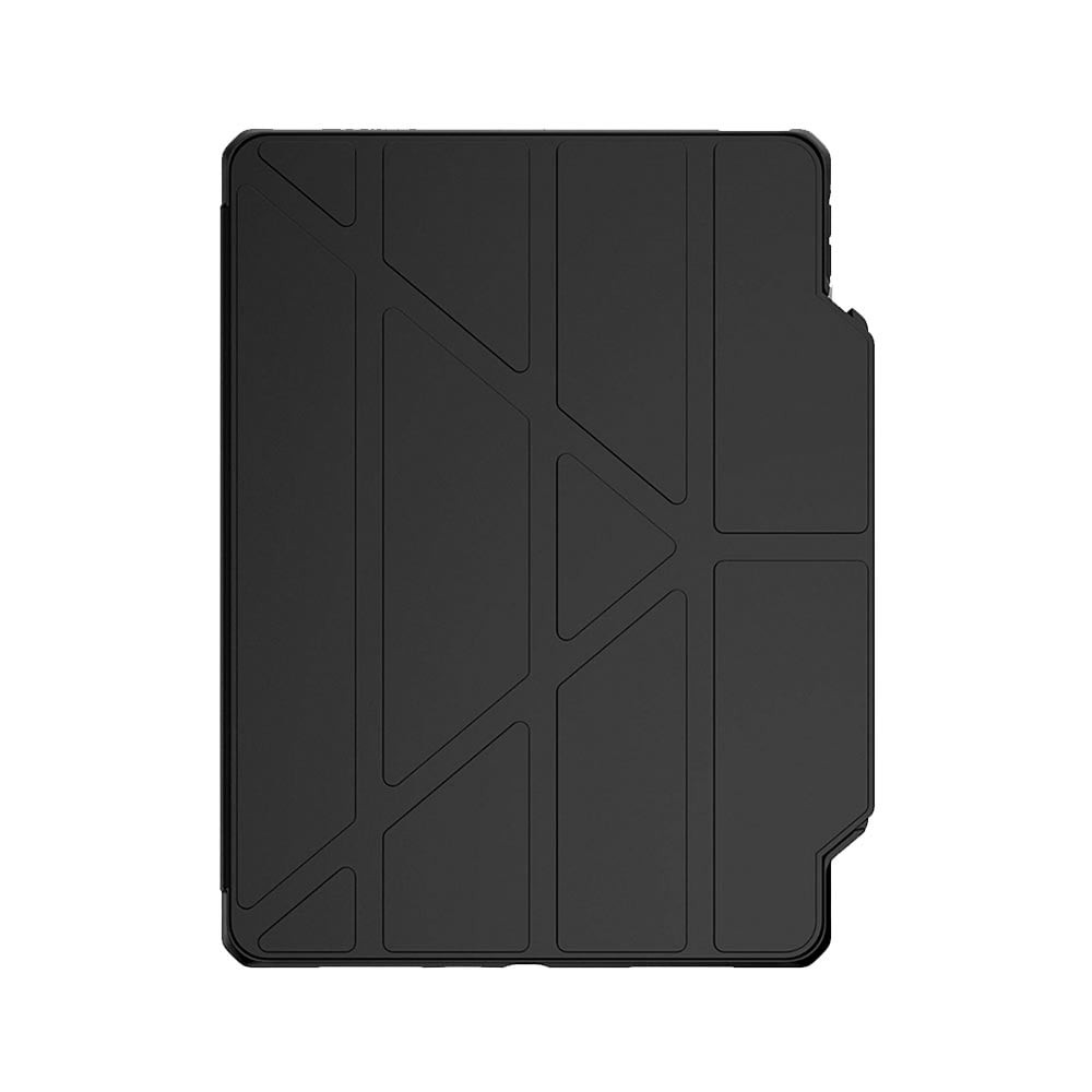 เคส ITSKINS iPad Air 5 (2022) / iPad Air 4 (2020) Hybrid Solid Folio Plain and Transparent Black