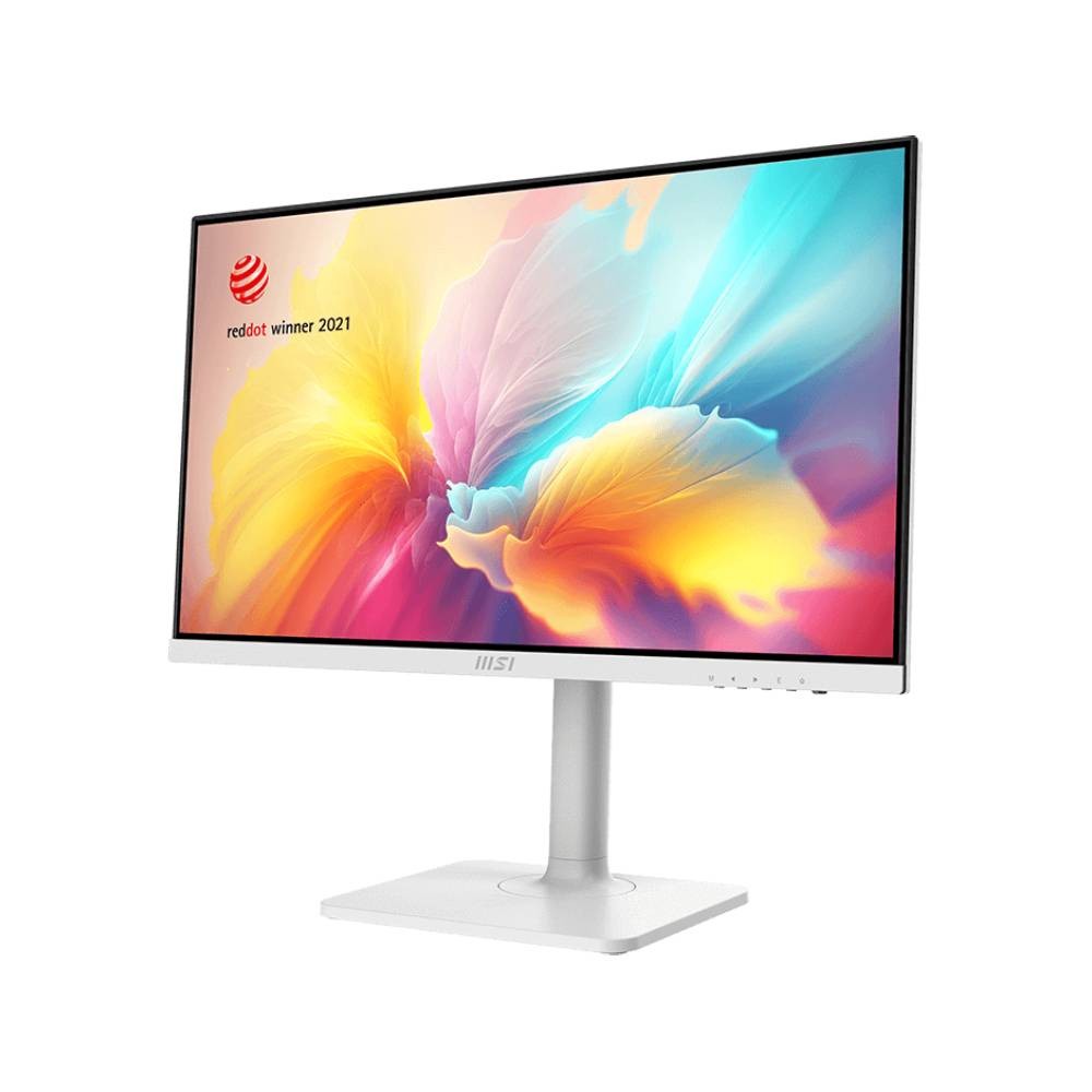 จอมอนิเตอร์ MSI MONITOR MODERN MD2412PW (IPS 100Hz Speaker USB-C White)