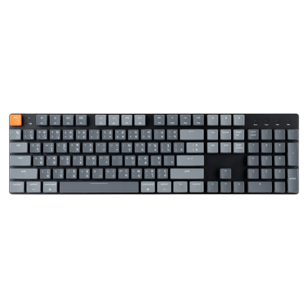 คีย์บอร์ดเกมมิ่ง Keychron Gaming Keyboard K5 SE Hot-Swappable RGB Backlight Brown switch Dark grey (Eng/TH)