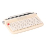 คีย์บอร์ดไร้สาย TECHPRO Retro Mini Bluetooth (84Keys) B303 - Ivory