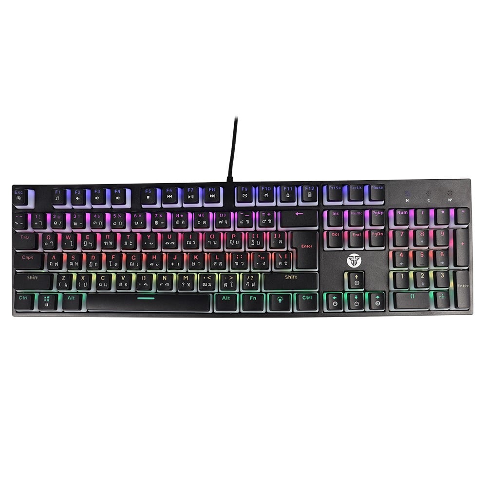 คีย์บอร์ดเกมมิ่ง Fantech Gaming Keyboard MK887S Mechanical Swap Black (Red Switch)