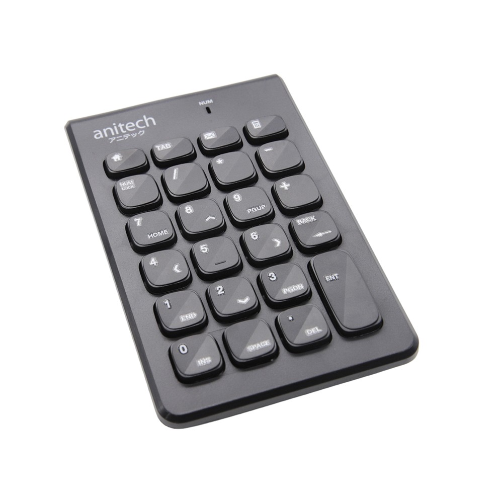 แป้นตัวเลข Anitech Keypad Numeric N185 Black