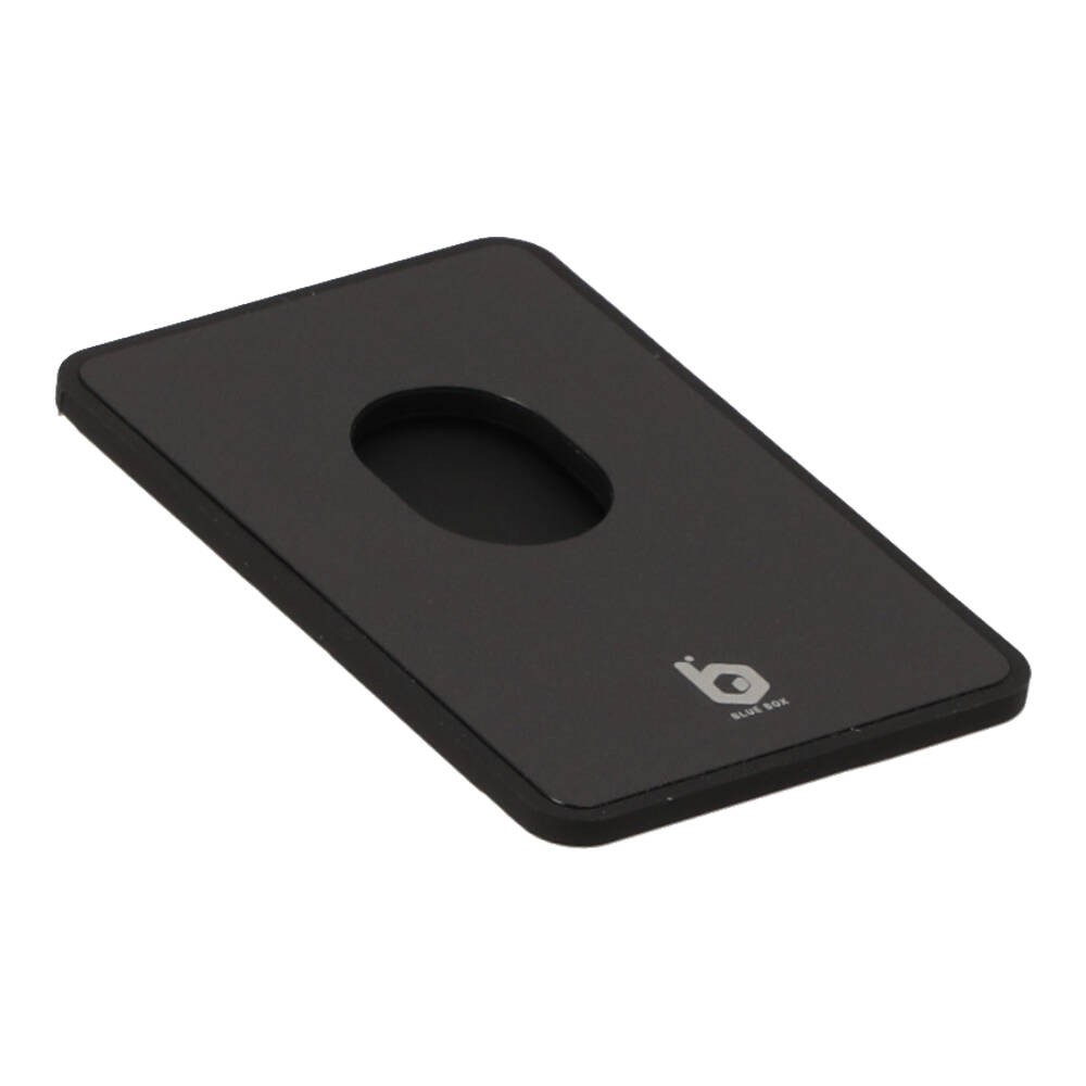 กระเป๋าใส่บัตร Blue Box Silicone Magnetic Black