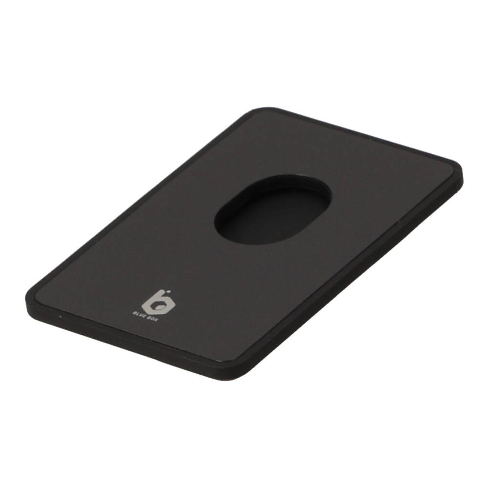กระเป๋าใส่บัตร Blue Box Silicone Magnetic Black