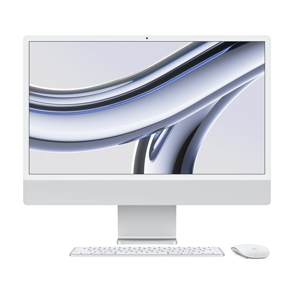 iMac 24" with Retina 4.5K display/M3 chip/8C CPU/8C GPU/8GB/256GB Silver (2023)