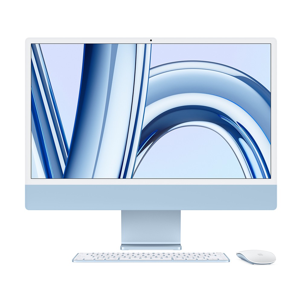 iMac 24" with Retina 4.5K display/M3 chip/8C CPU/10C GPU/8GB/512GB Blue (2023)