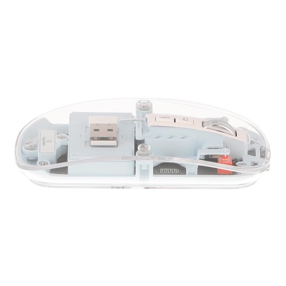 เมาส์ไร้สาย TECHPRO Crystal Magnetic Wireless mouse TP105 Blue