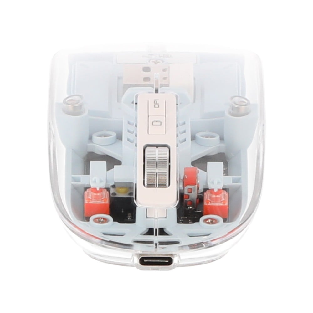 เมาส์ไร้สาย TECHPRO Crystal Magnetic Wireless mouse TP105 Blue