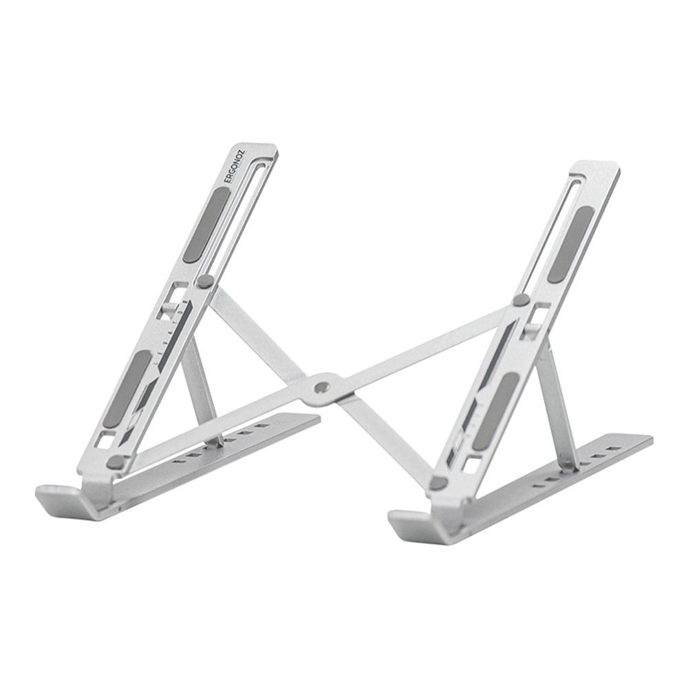 แท่นวางโน้ตบุ๊ค Ergonoz Portable Tablet Stand Laptop Riser Silver
