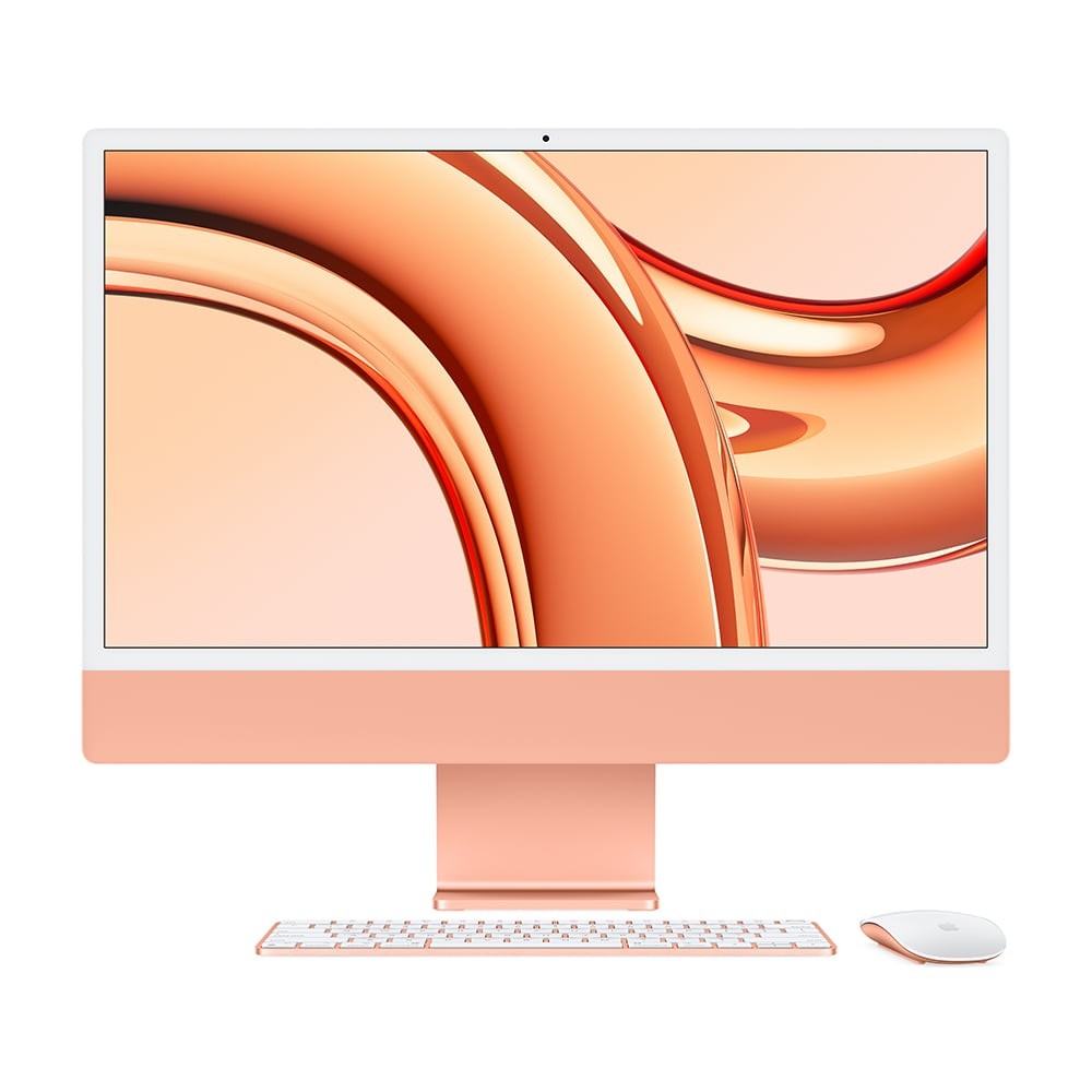 iMac 24" with Retina 4.5K display/M3 chip/8C CPU/10C GPU/8GB/256GB Orange (2023)