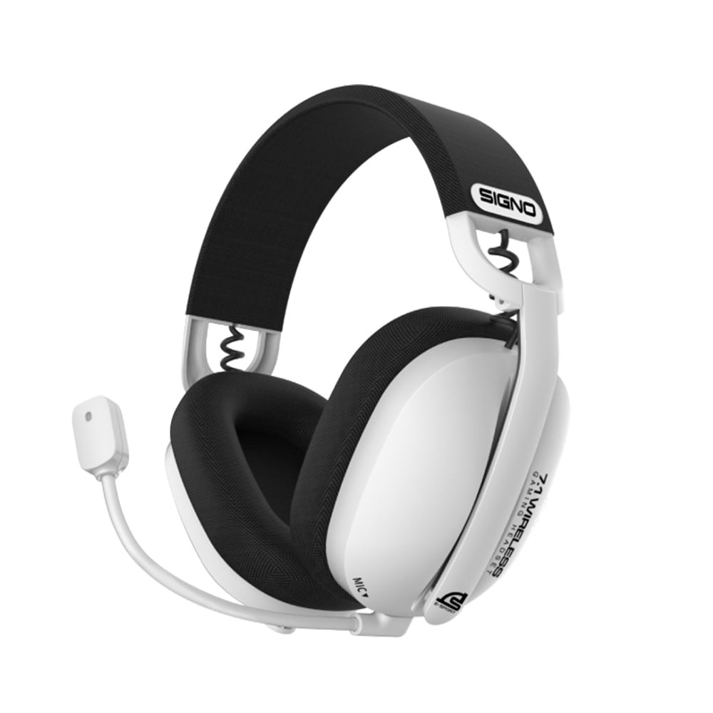 หูฟังเกมมิ่ง Signo MARLOS WP-601 Wireless 7.1 White