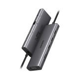 Ugreen Port Hub 10-in-1 USB-C to 3x USB-A/HDMI/VGA/TF/SD/AUX/Lan with PD (15601) Gray