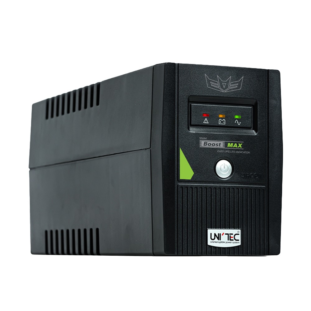 เครื่องสำรองไฟ UNITEC UPS Boostmax 1000VA/500W
