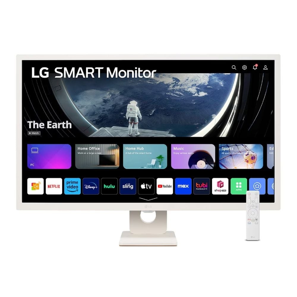 จอมอนิเตอร์ LG 32SR50F-W IPS Smart Monitor with webOS