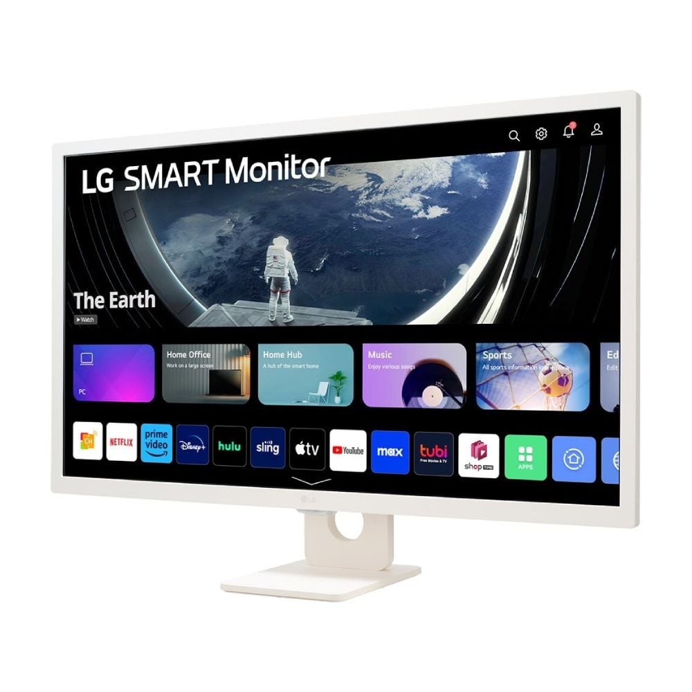 จอมอนิเตอร์ LG 32SR50F-W IPS Smart Monitor with webOS