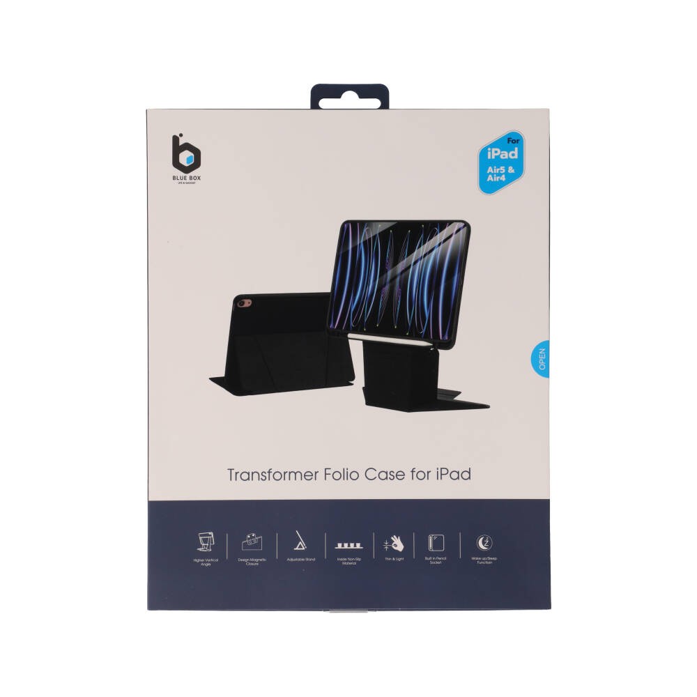 เคส Blue Box iPad Air 5 (2022) / iPad Air 4 (2020) Transformer Black