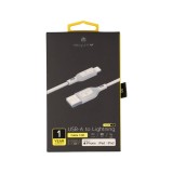 สายชาร์จ TITANV USB-A to Lightning Cable 2.4A Fast Charge 1.2M MFI Basic White (TI-C01)