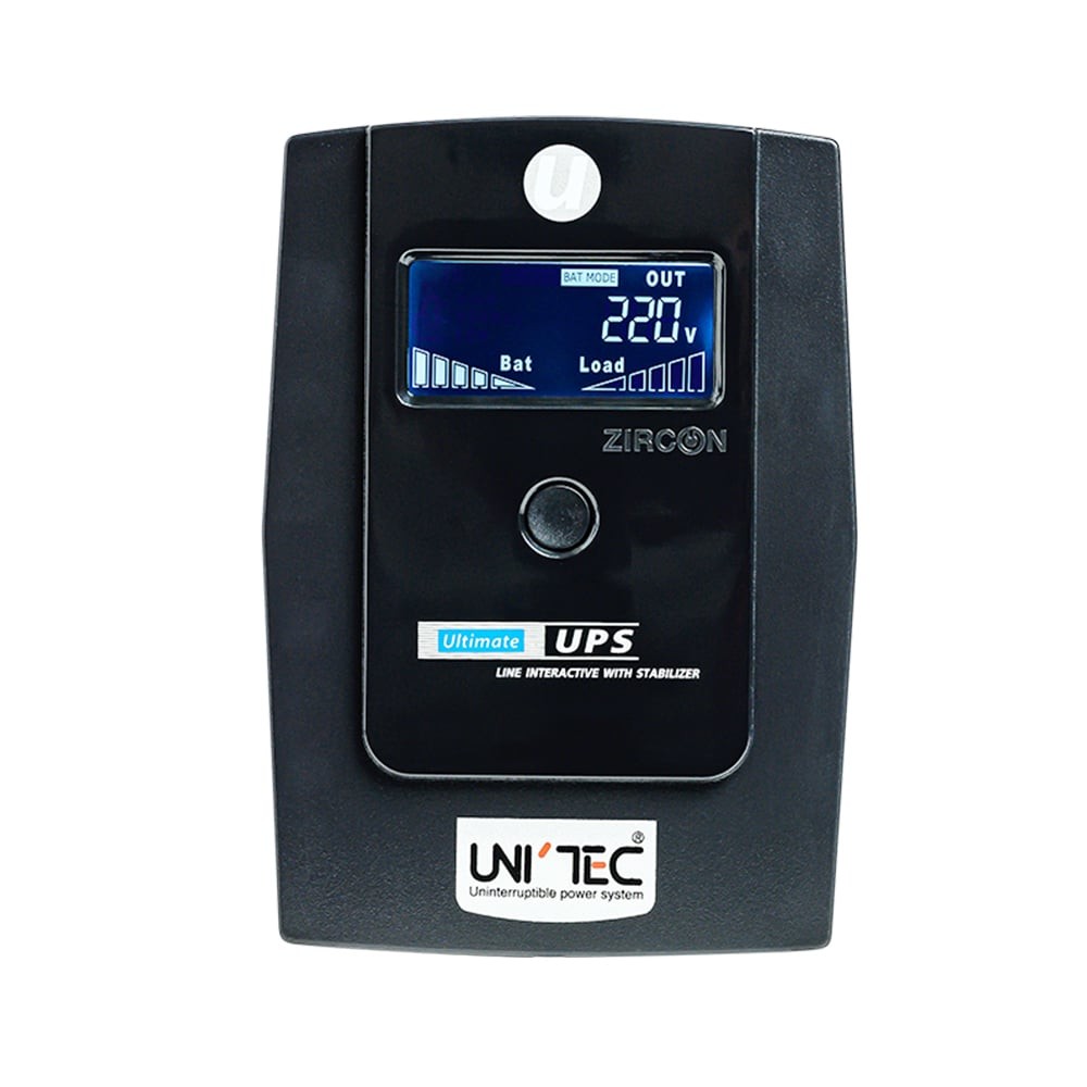 เครื่องสำรองไฟ UNITEC UPS ULTIMATE 1000VA/550W, Digital Display