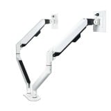 แขนจับจอมอนิเตอร์ Bewell Ergonomic Dual Monitor Arm EA-07 White