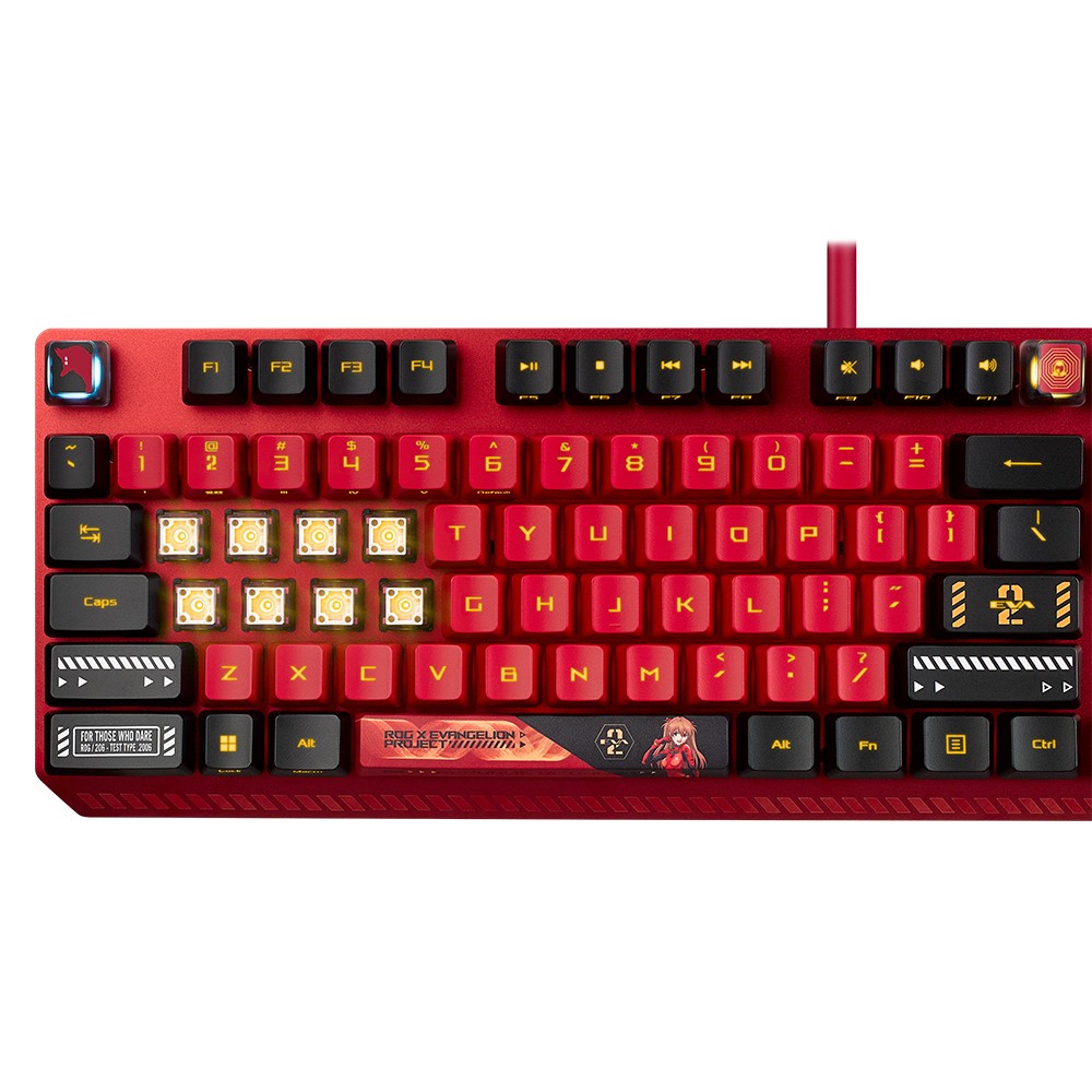 คีย์บอร์ดเกมมิ่ง Asus Rog Strix Scope RX EVA-02 Edition XA13 Mechanical - Red Switch (TH)