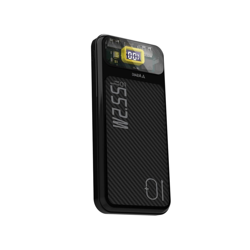 พาวเวอร์แบงค์ ASAKI ความจุ 10,000 mAh A-B3566F Black