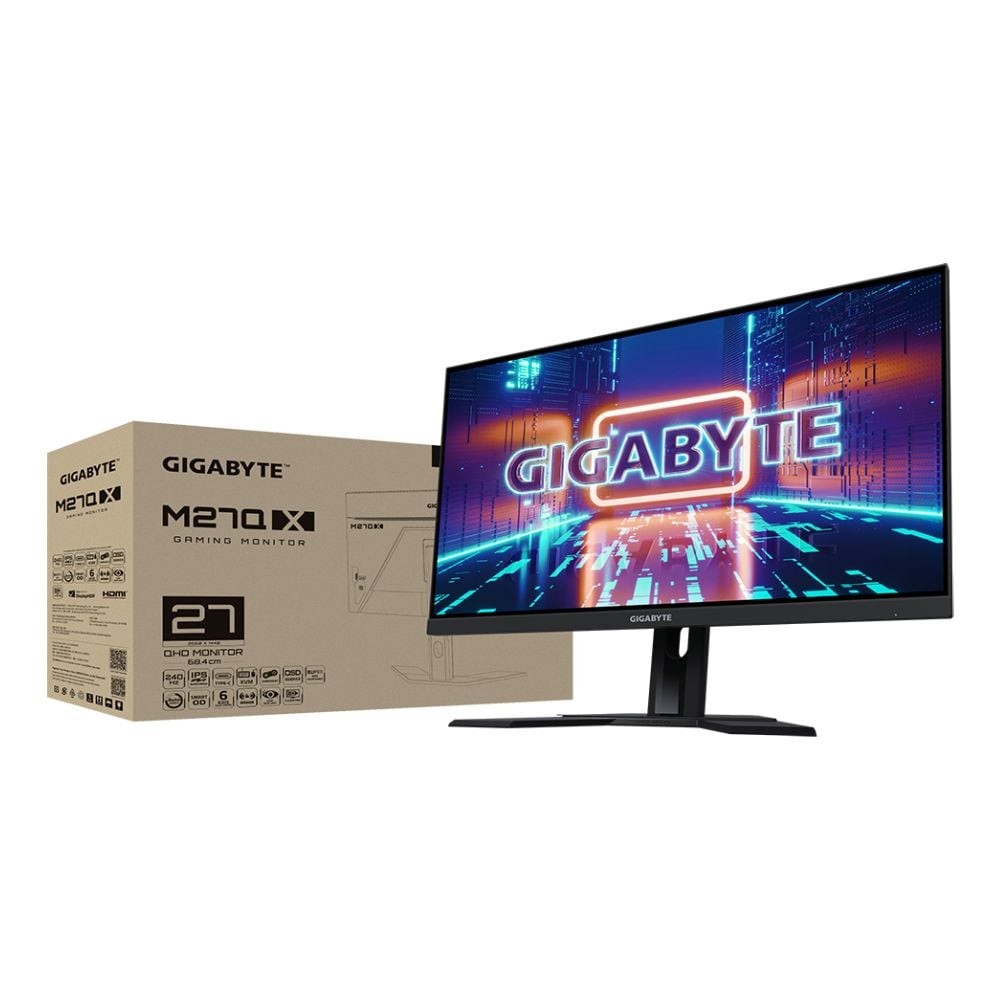 จอมอนิเตอร์ Gigabyte M27Q X Gaming Monitor (IPS 2K 240Hz USB-C)