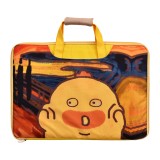 กระเป๋าโน๊ตบุ๊ค Icarer Oxford Macbook/Laptop 14 inch Dono meme Yellow