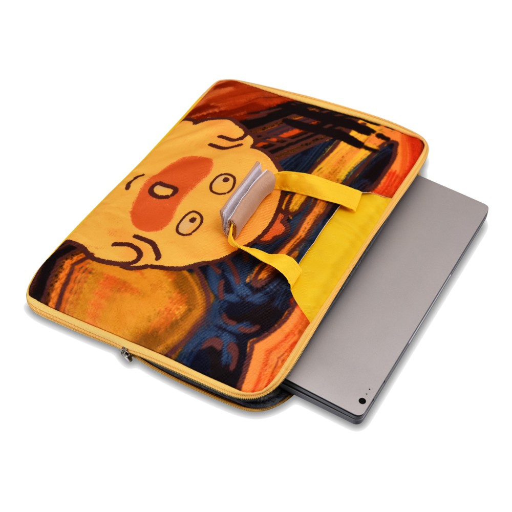 กระเป๋าโน๊ตบุ๊ค Icarer Oxford Macbook/Laptop 14 inch Dono meme Yellow