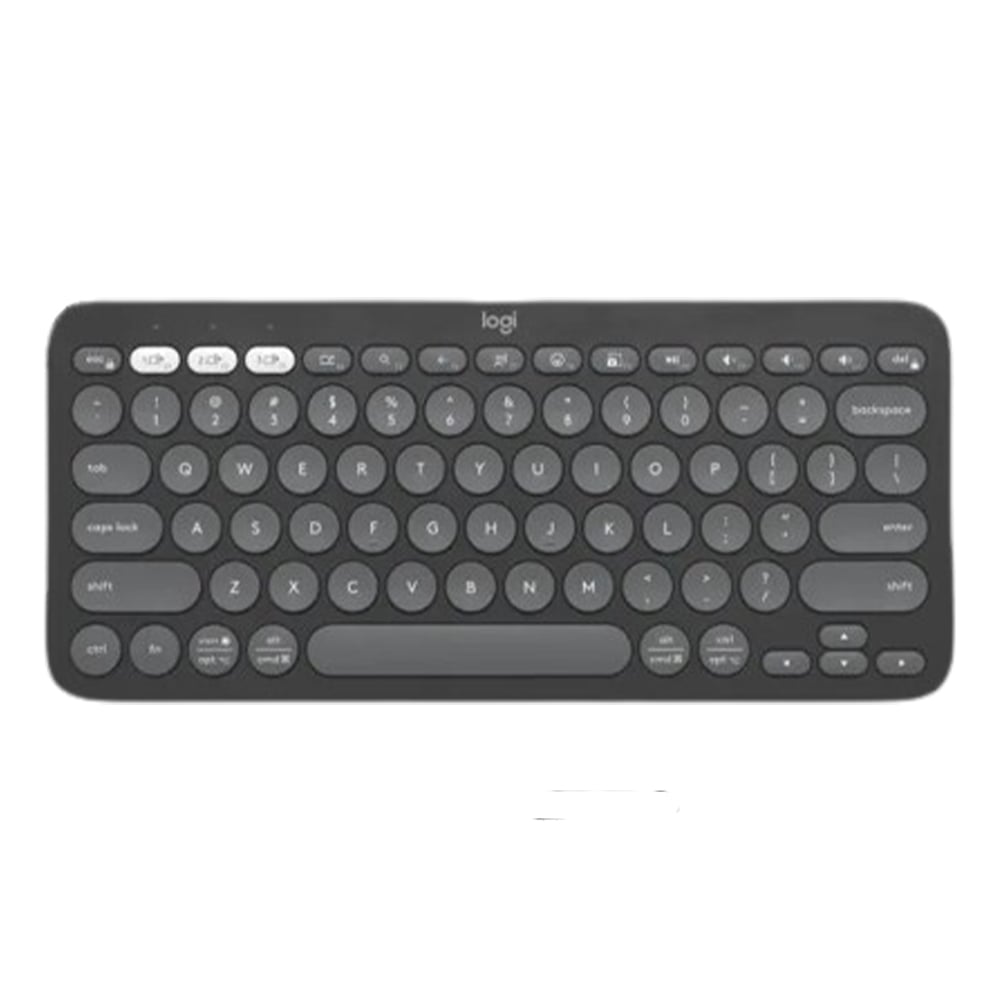 คีย์บอร์ดไร้สาย Logitech Keyboard Multi-Device K380s-Graphite (TH/EN ...