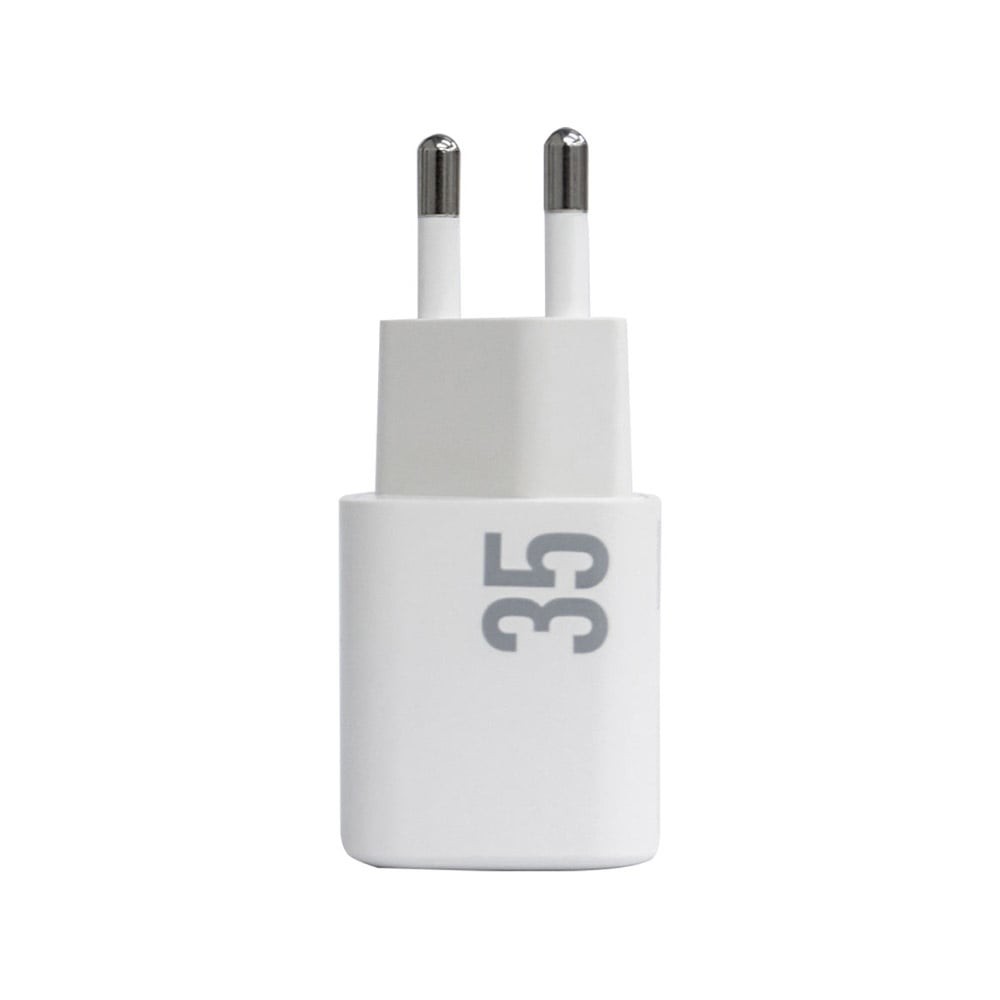 อะแดปเตอร์ ENERGEA Wall USB Charger 1 USB-A (QA3.0A) / 1 USB-C (PD35W) (US) GaN White (TISI)