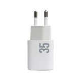 อะแดปเตอร์ ENERGEA Wall USB Charger 1 USB-A (QA3.0A) / 1 USB-C (PD35W) (US) GaN White (TISI)