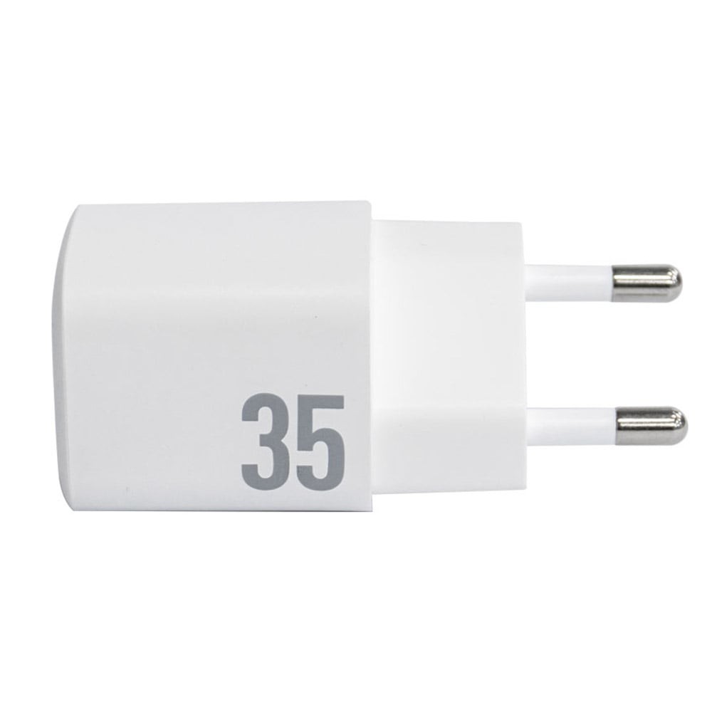 อะแดปเตอร์ ENERGEA Wall USB Charger 1 USB-A (QA3.0A) / 1 USB-C (PD35W) (US) GaN White (TISI)